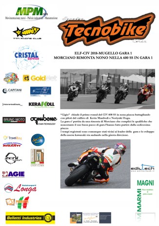 PRESSRELEASETECNOBIKE2018mugello1roundsabato