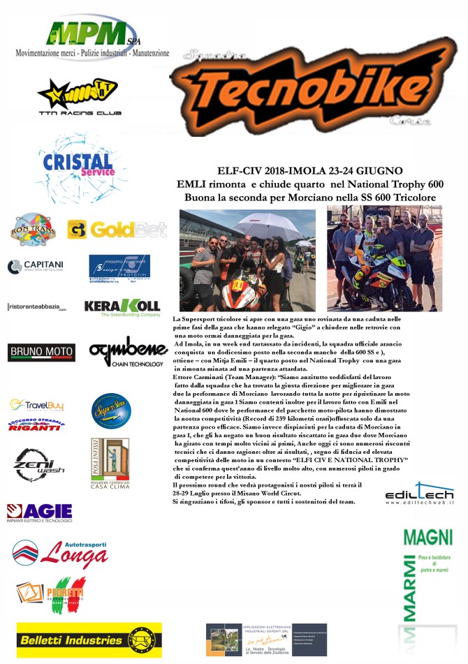PRESSRELEASETECNOBIKE2018misanociv24Giugno2018 copy